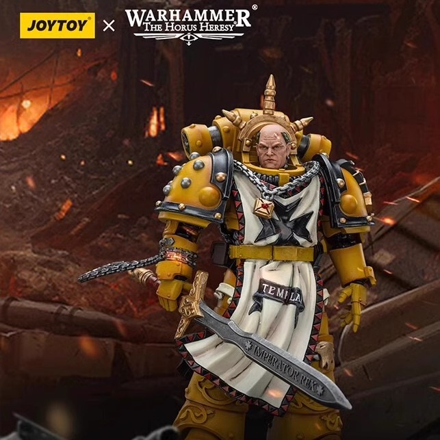 Joytoy Dark Source Warhammer Horus' Close Imperial Fist Sigis Monde's First Warrior Movable Soldier
