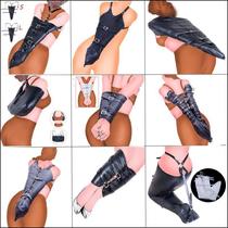 BDSM Bondage Leg Arm BinderBehind Back Straight JacketSM L