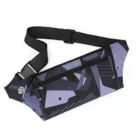 Черный [трехслойная треугольная сумка]