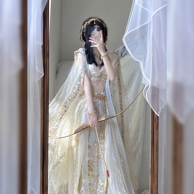 Original Han Dynasty for Women [Princess of Exotic] Western Region Dunhuang Flying Exotic Photo Dance Suit Summer Style
