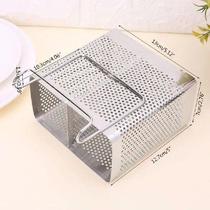 Stainless Steel Chopsticks Drain Rack Compartment