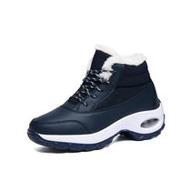 Labor PaJia Middle Gang Cotton Shoes Winter Working Cotton Shoes Thick Bottom Working Shoes Blue 37 yards