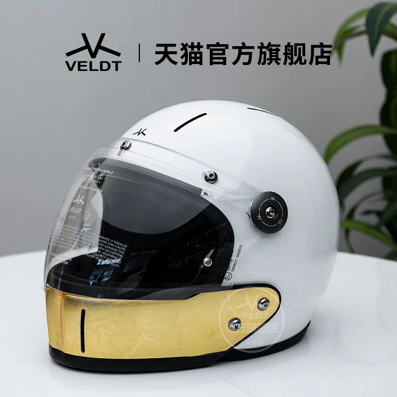 Карбоновый ретро-шлем VELDT подходит для мотоциклов с полной защитой Triumph Harley, комбинированный шлем Velт