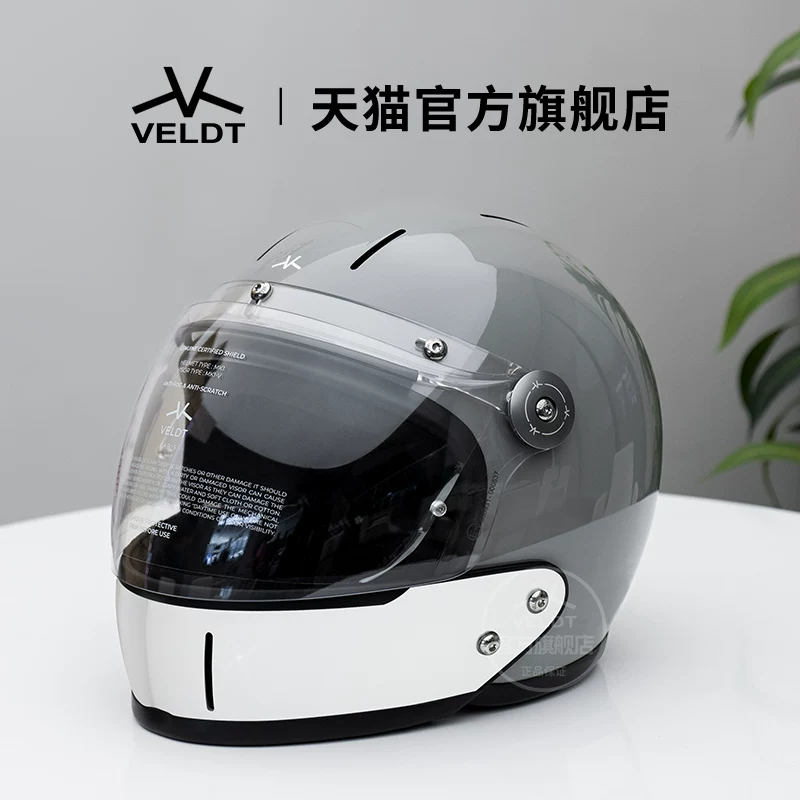 Карбоновый ретро-шлем VELDT подходит для мотоциклов с полной защитой Triumph Harley, комбинированный шлем Velт
