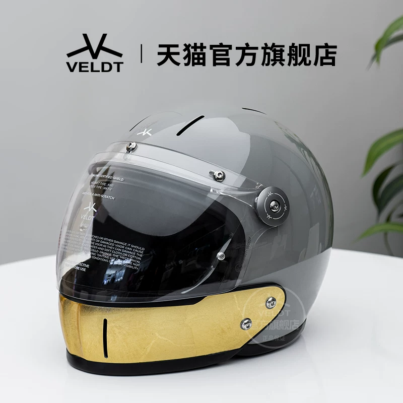 Карбоновый ретро-шлем VELDT подходит для мотоциклов с полной защитой Triumph Harley, комбинированный шлем Velт