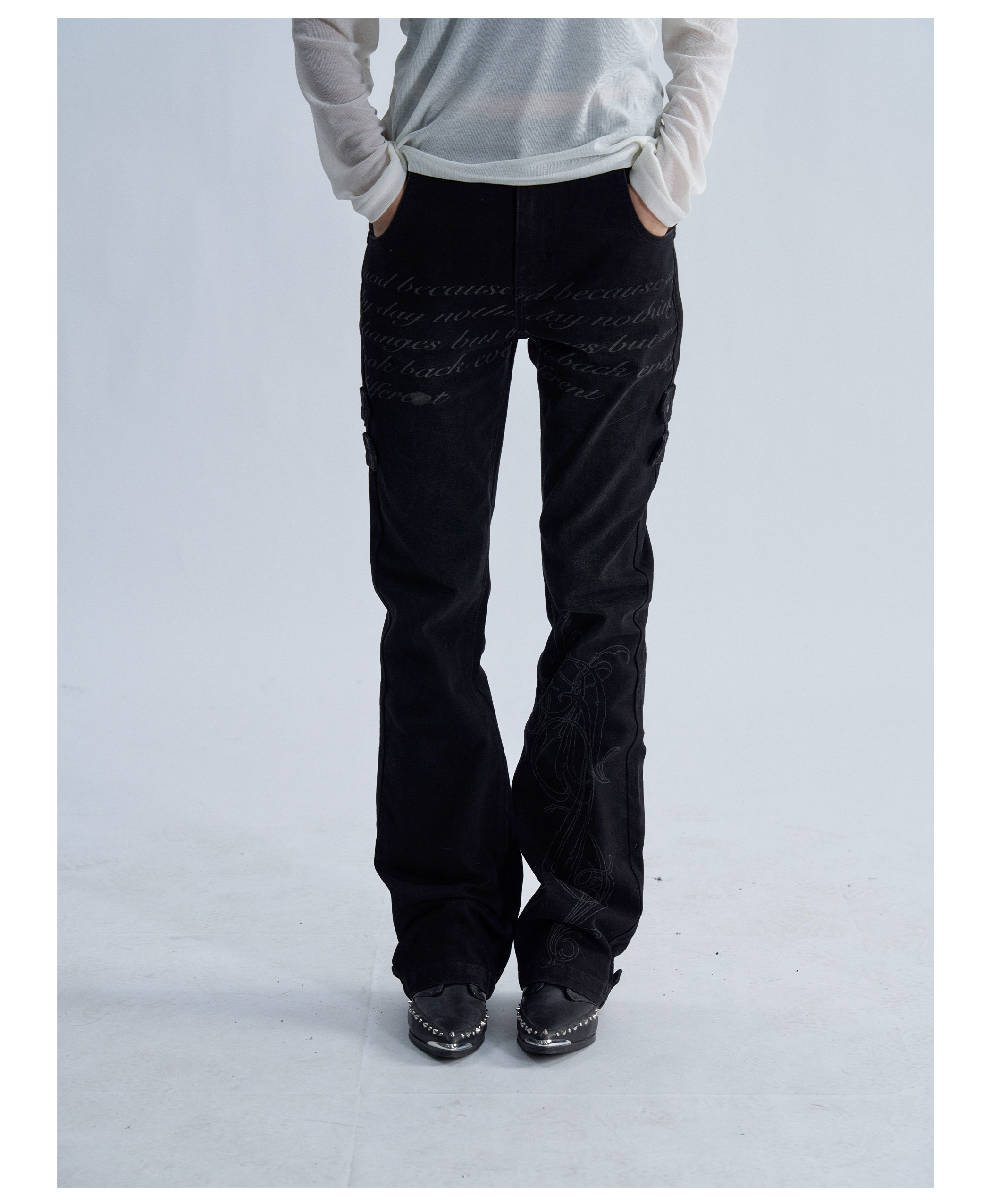 PAIKI Reverse Washed Slim-Fit Jeans