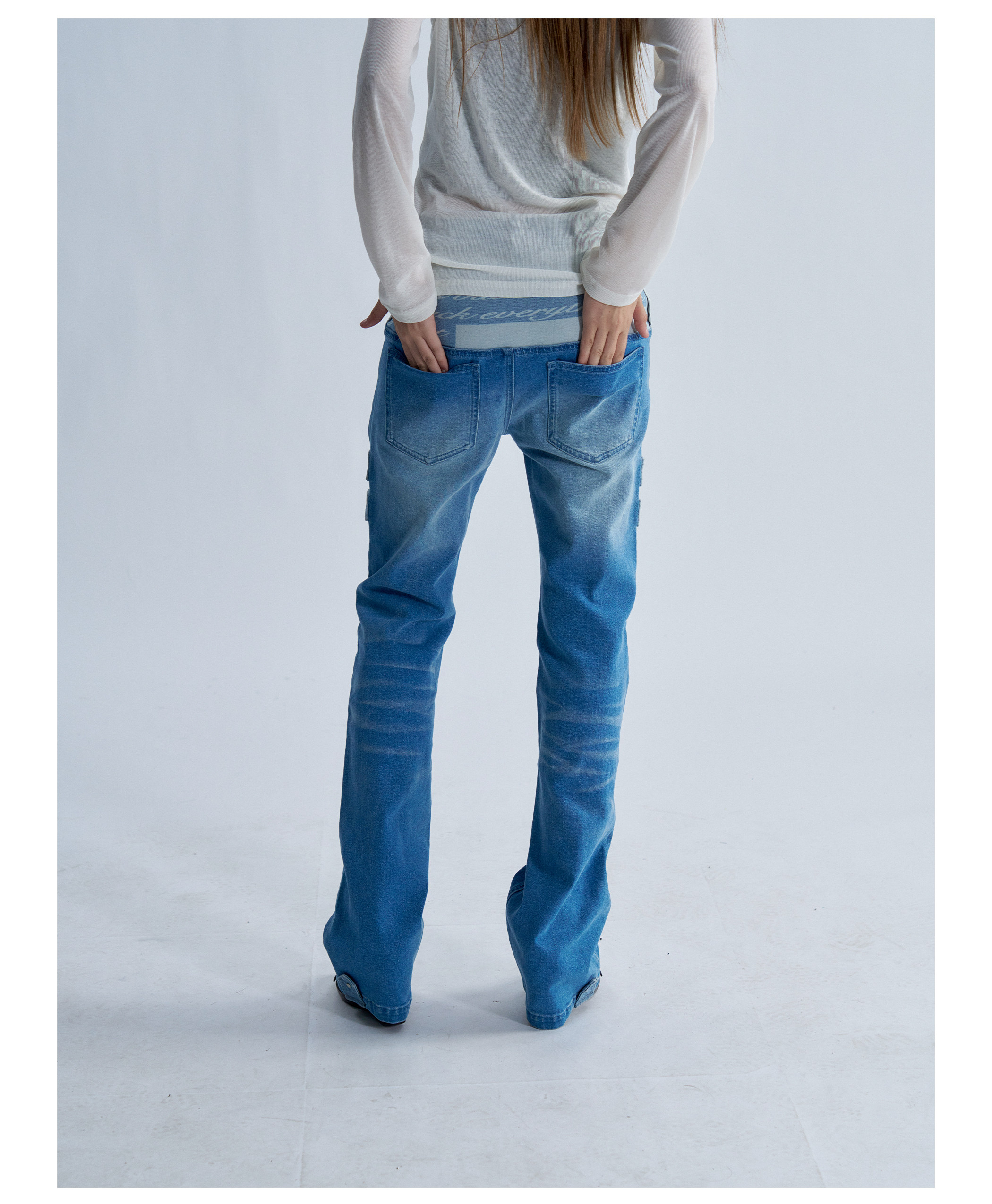PAIKI Reverse Washed Slim-Fit Jeans
