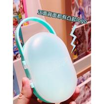 British Match monkey tooth glue storage box baby portable pacifier box can be hung to prevent the stroller from being lost and chain dropped
