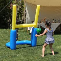 Large children and adults inflatable beach lawn football goal frame outdoor parent-child interactive game swimming sports