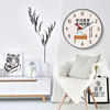 Classroom Junior High School Cartoon Learning Wall Clock Student Creative Clock Living Room Children's Room Clock Inspirational Fashion Wall Clock