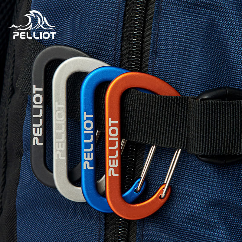 Pelliot D-Shaped Carabiner, 2 Pieces, Outdoor Hook, Keychain, Aluminum Alloy Backpack Quick Attachment, Safety Lock Pelliot D-Shaped Carabiner, 2 Pieces, Outdoor Hook, Keychain, Aluminum Alloy Backpack Quick Attachment, Safety Lock