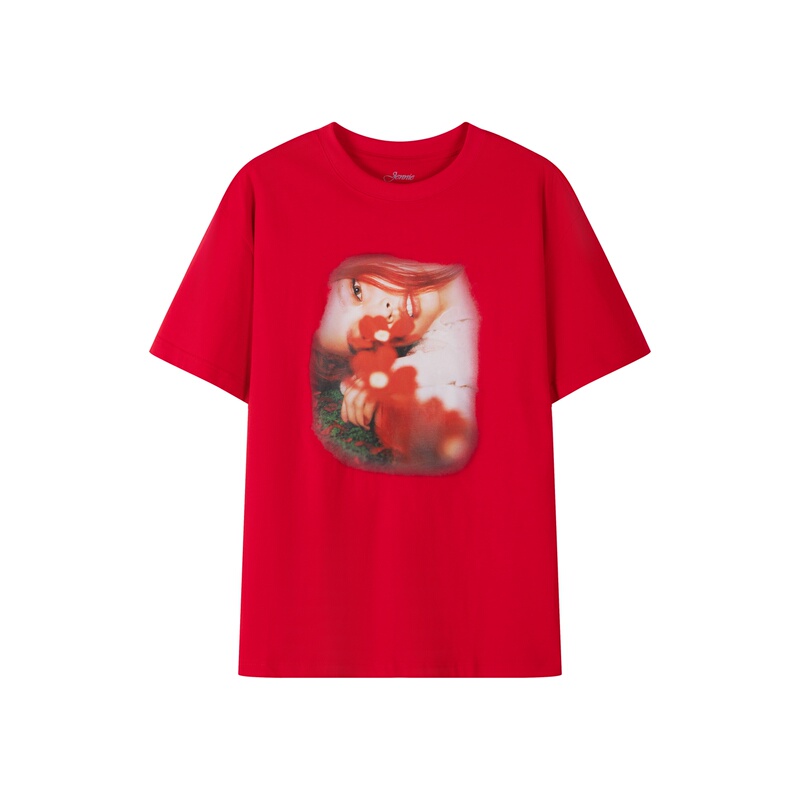 [Official Jennie Merchandise] Jennie Rubify Pop-Up Merchandise Short-Sleeved T-Shirt 26 Spring New Style