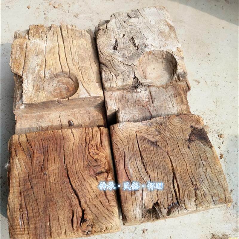 🏡古韵新生！高端民俗老物件风化木墩防腐木花盆，带你走进自然的怀抱🌿-木艺/木雕-淘宝好物网