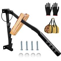 Cross-border foreign trade wall-mounted firewood splitting artifact camping firewood splitter firewood splitter iron firewood splitter ax