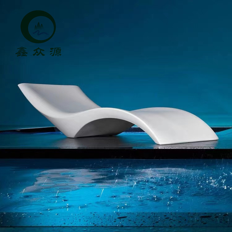 Fiberglass Hotel Pool Lounge Chair, Outdoor Seat, Beach Chair, Indoor Patio Leisure Chair, Waterproof Lounge Chair Fiberglass Hotel Pool Lounge Chair, Outdoor Seat, Beach Chair, Indoor Patio Leisure Chair, Waterproof Lounge Chair