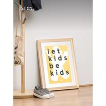 PUPUPULA Nordic style decorative painting modern minimalist living room hanging painting sofa background wall restaurant childrens room mural