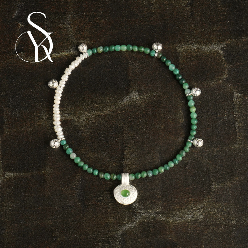 Green Aventurine Beaded Bracelet for Women, Light Luxury Niche Green Aventurine Bracelet, High-End Fashion Versatile Bracelet Jewelry Green Aventurine Beaded Bracelet for Women, Light Luxury Niche Green Aventurine Bracelet, High-End Fashion Versatile Bracelet Jewelry