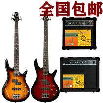 Professional electric bass Bass electric bass set for beginners 4-string bass 40W 30 watt electric bass speaker audio