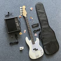 Bass Lonely Rock Same Bass PB White Beginner Beginner Entry Electric Bass Speaker Complete Set