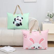 Kindergarten quilt storage bag large capacity student clothing cotton bedding special clothes Oxford cloth hand luggage