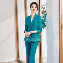 Casual suit jacket suit suit female high-end professional attire host formal attire high-end beauty salon work clothes