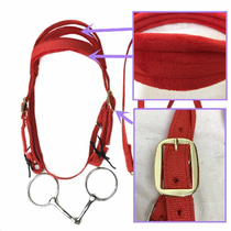Saddle new style horse e with colorful size pony water reins mouth bit full set of bridle equestrian supplies