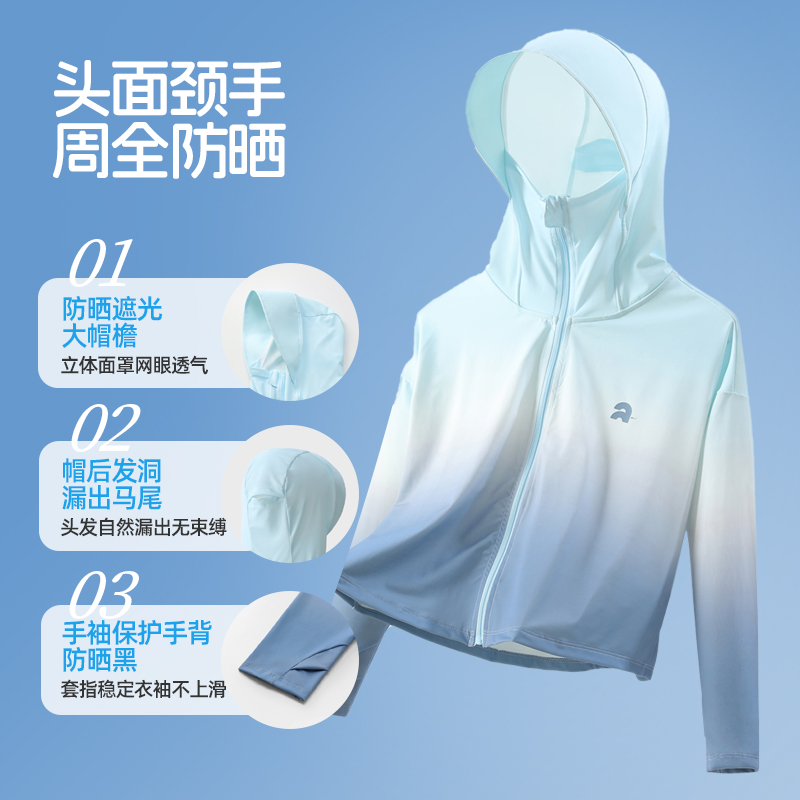 儿童防晒衣女外套夏季新款防紫外线轻薄透气冰丝防晒服男童UPF50，孩子夏日必备神器！