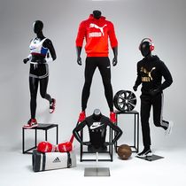 Personalized sports model props male full body clothing store window display fake mannequin mens clothing store model