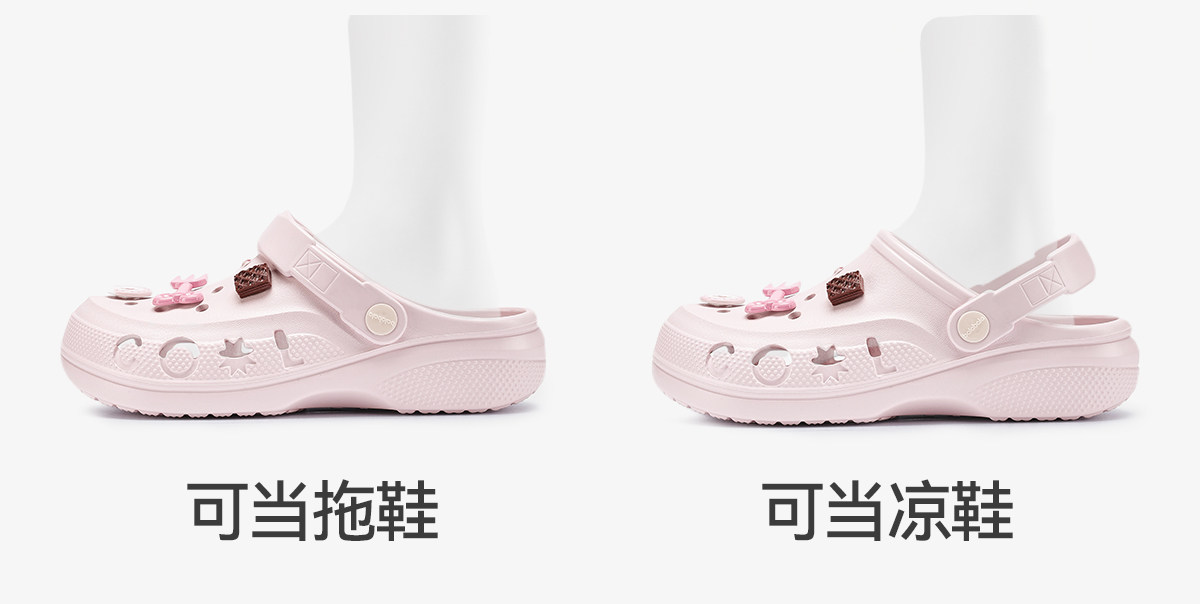 巴拉巴拉儿童拖鞋女童夏季宝宝洞洞鞋包头卡通可爱洗澡小孩凉拖鞋 — 14