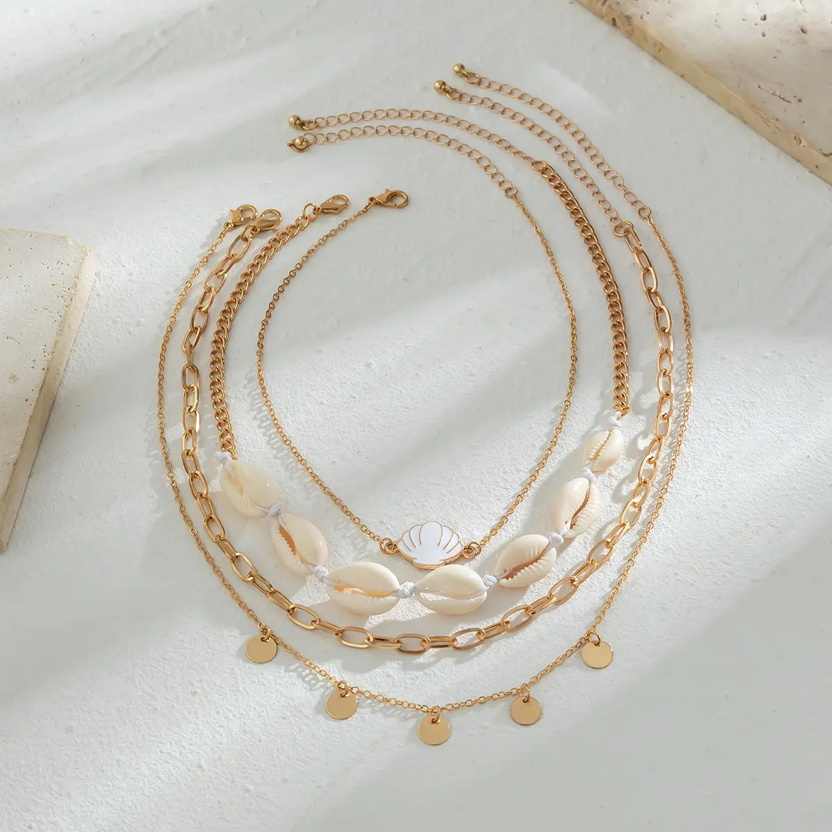 Boho Beaded Beach Necklace – Colorful Summer Ocean Style Jewelry O1CN01j0BiAi21q5N6YN6zw !!2217262617035