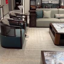 New Chinese style creative classical ebony wood sofa coffee table TV cabinet combination furniture living room reception room villa customization