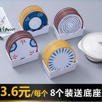 Japanese style insulation mat table mat anti-scalding household high temperature resistant kitchen dish mat plate mat Nordic coaster pot mat bowl mat