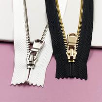 5 Number of metal zips closed-end closed clothing Jacket Denim Pants Pocket Skirt Down clothing Wind Clotheson