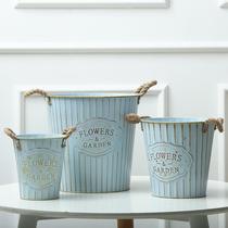 Flower-flower Bottled Water Wake-up Flower Shop Dedicated flower Bucket Dry flowers Flowers Flower Bucket Retro Home Large Number of flowers