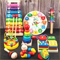 Previous Previous Previous Young Yi Intelligent Bunker Children Wooden Toys Toys around Pearl Junior Instruments Sixty-One Childrens Gift