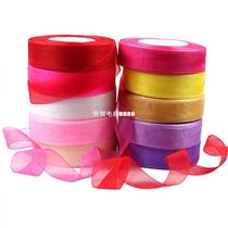 Quick Release 25mm Organza Ribbon wSewing Tape Accessory Chiffon F