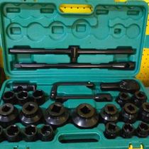 Heavy-duty socket wrench 26-piece socket head car repair wrench tire repair tool heavy-duty 26-piece set