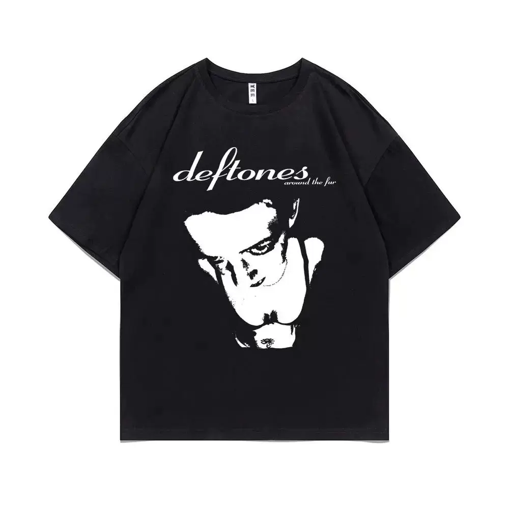 DEFTONES GIRL EYES CARTOON THIRTS 90s Винтажная мода Рубашка