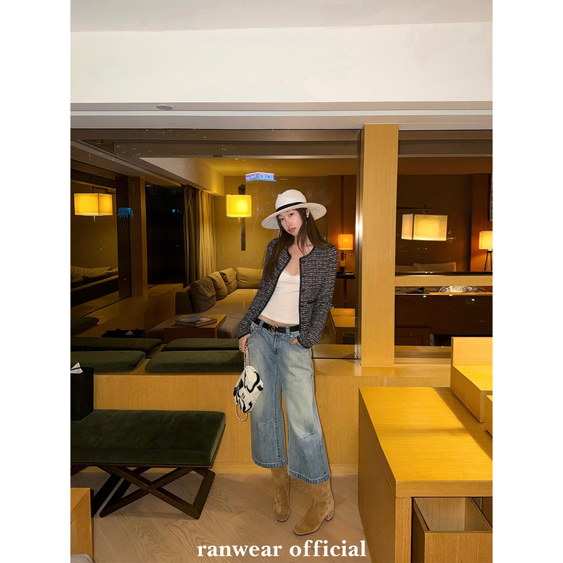 Ranwear's Modern Mid-Rise Denim Shorts Are Stylish, Low-Waisted, Washed, Distressed, Faded, with a Unique Design, Slightly Flared, and Slimming Ranwear's Modern Mid-Rise Denim Shorts Are Stylish, Low-Waisted, Washed, Distressed, Faded, with a Unique Design, Slightly Flared, and Slimming