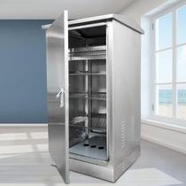 Outdoor waterproof stainless steel mesh cabinet monitoring equipment switching cabinet router battery communication weak current outdoor cabinet