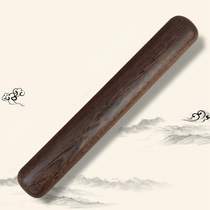 Short stick Tai Chi household Tai Chi solid wood stick health stick fitness rolling exercise tendon rosewood ruler stick wrapped with silk stick