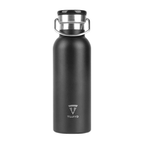 TUJIYD cycling kettle with thermal insulation and cold insulation for mountain road bikes outdoor sports for men and women stainless steel large-capacity water cup