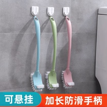 Home bathroom cleaning brush long handle toilet brush toilet no dead corner cleaning brush toilet brush wall hanging