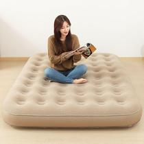 Inflatable bed outdoor folding lazy air mattress bed for camping heightening and thickening portable double single home use