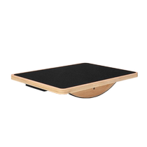LIANKE square wooden balance board yoga sensory fitness rehabilitation training pedal balance plate balance trainer