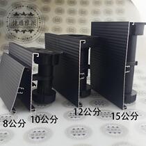 80100120150 high closet Closet Aluminum Alloy Waterproof Skirting skirting Ground Skirting cabinet body Lower sealing plate