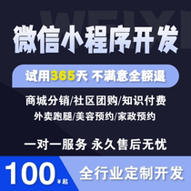 WeChat mini program software source code development customized public account distribution mall community group purchase catering takeout