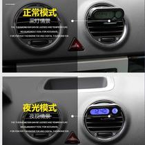 Waterproof and high temperature resistant car clock motorcycle electric car bicycle luminous quartz electronic watch car small watch