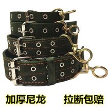 Large dog tactical dog collar traction rope large dog collar medium-sized dog horse dog golden retriever German shepherd collar bulldog collar