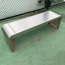 Xiwanhui outdoor bench stainless steel park chair court lounge chair bench stainless steel bench campus